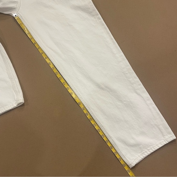 Agolde Criss Cross White Jeans Size 26 - Picture 13 of 13